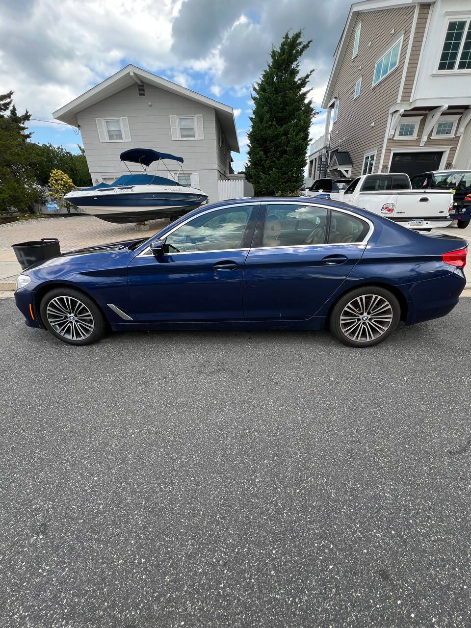 BMW 5 Series driver side after a full detail by CTJ Detail