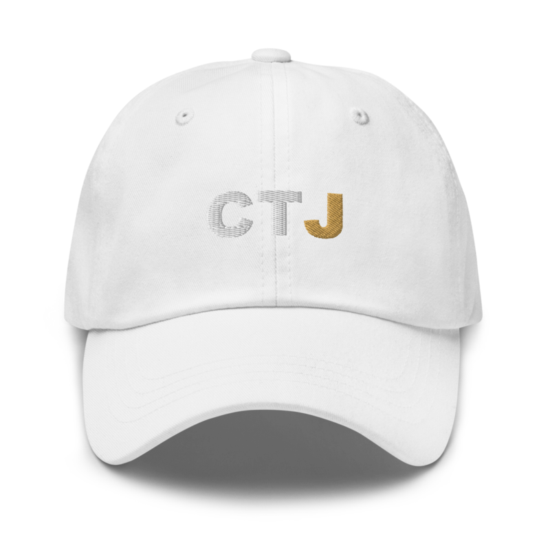 CTJ Dad Hat White