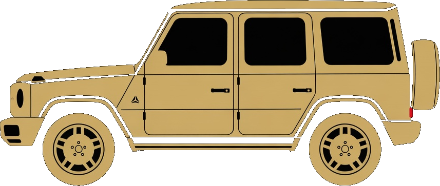 Gold Mercedes G-Wagon detailed by CTJ Detail